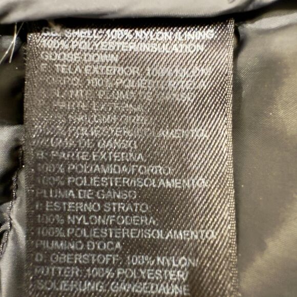 The North Face Down Parka Puffer Coat 600 Fill sz Small Gray Hooded Long Quilted - Picture 12 of 13